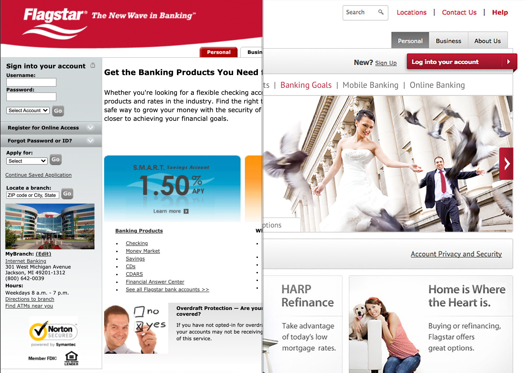 Financial Website Redesign