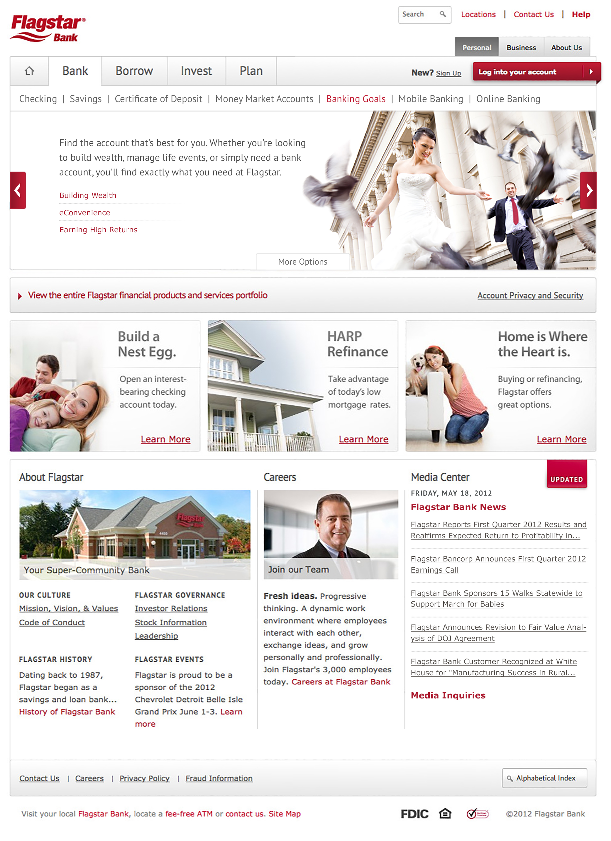 Financial Website Redesign