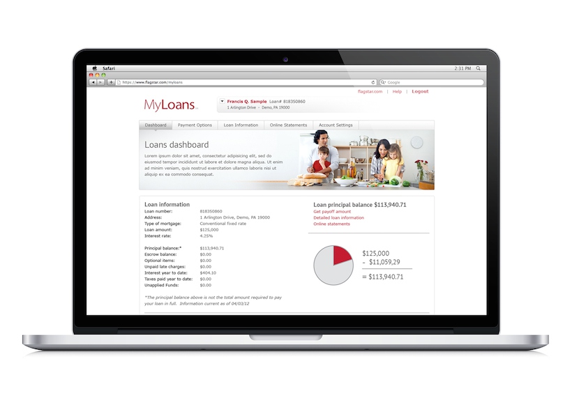 Financial Application UI Design