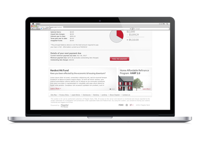 Financial Application UI Design