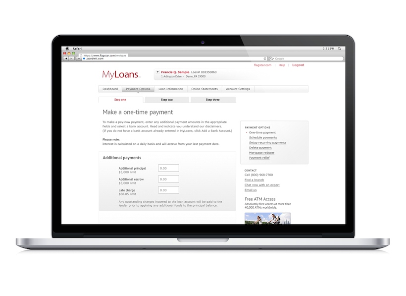 Financial Application UI Design