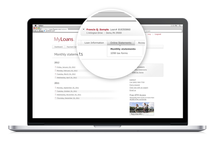 Financial Application UI Design