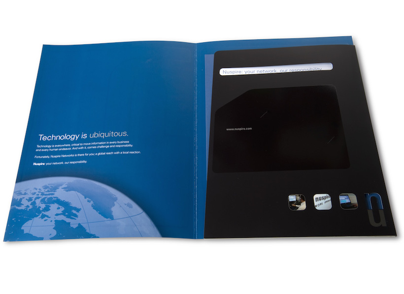 Pocket Folder Sales Flyer Graphic Design