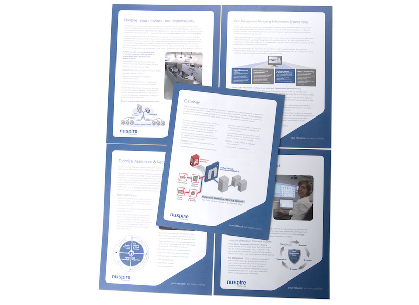 Pocket Folder Sales Flyer Graphic Design