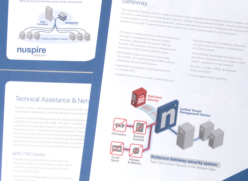 Pocket Folder Sales Flyer Graphic Design